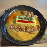 Sri Lanka Curry - *上から。ビジュアルがキレイ。ライスは「ひすず」さんと同じ長方形。