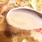 中華そば きび - あっさりスープ