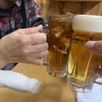 やきとり能勢 - かんぱぁーい！私だけアルコール(;^ω^)