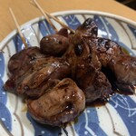 やきとり能勢 - きも(たれ)。