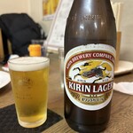 正竜亭 - 途中から瓶ビール！！