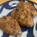 やきとり能勢 - 手羽先。