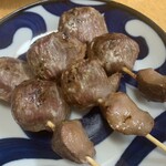 やきとり能勢 - 砂ずり(塩)。