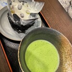 一乗寺中谷 - 絹ごし緑茶てぃらみす＋抹茶