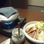 昭恋館 よ志のや - 夕食はカニすきでした。