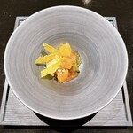 naoto.K - 栃木県産愛宕柿 オリーブの葉のジュレ