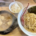 つけ麺 うまづら - 超濃厚つけ麺・並、めし割ミニ