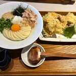 僕とうどんとカツオだし - 鶏天ぶっかけ　￥1,110