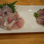 なかさと - 鯵のお造り