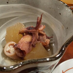 なかさと - ホタルイカと大根の煮物