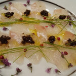 なかさと - ヒラメのカルパッチョ