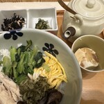 だし茶漬け+肉うどん えん - 