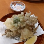 カジュアル和食と地酒しおさか - あなごと舞茸の天ぷら　サク旨♡