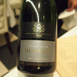 レストラン マサ ウエキ - HENRIOT BRUT SOUVERAIN アンリオ・ブリュット・スーヴェラン
                                