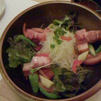 てしごと 是歩 - 厚切りベーコンのさらだ