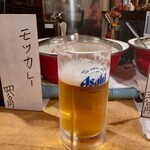 はなしのぶ - 生ビール…焦ってのんでしまいました