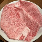 しゃぶしゃぶ・日本料理 木曽路 - 一番上のお肉