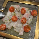 Osteria e bar R - 鮮魚のカルパッチョ