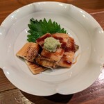 手打ち蕎麦と鴨料理 慈玄 - 「煮穴子の炙り」