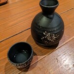 手打ち蕎麦と鴨料理 慈玄 - 燗酒「菊正宗」