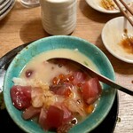 熱海銀座おさかな食堂 - 最後は出汁茶漬けで食べる