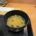 江戸前 天丼 はま田 - 味噌汁