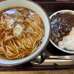 文殊 - そば定食　650円