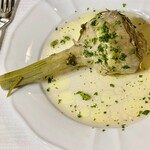 Hostaria Farnese - carciofi alla romanaがこれだけ美味しい店はなかなかないです