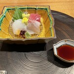 h Sengakuji Monzem Monya - すずき　鯛　ホタテ　マグロ