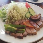 レストラン 蔵王 - 豚ロースソテーのアップ