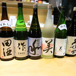 [Selected by the owner] Perfect with Oyster and obanzai! We offer a selection of Japanese sake.