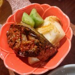 赤坂 らいもん - 韓国風茄子の煮浸し