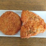 ディオ - メンチカツ (税抜)54円 と アジフライ (税抜)54円 (2024.01.16)