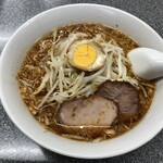 中華麺店 喜楽 - 中華麺 麺半分 800円