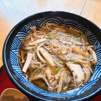 神楽坂 鴨匠 - 木の子蕎麦(温)