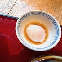 神楽坂 鴨匠 - 小鉢(温玉)