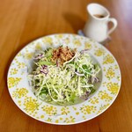 サヨイロ カフェ - 料理写真:有機無農薬野菜のサラダ