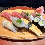 しほう田 - にぎり鮨ランチ … ¥1,300円（税込）