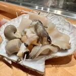 しほう田 - 貝と肝