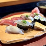 しほう田 - にぎり鮨ランチ … ¥1,300円（税込）