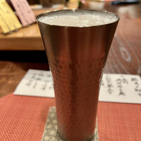 料理や 森川 - 生ビール