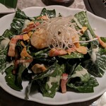 かやらん - ほうれん草サラダ790円