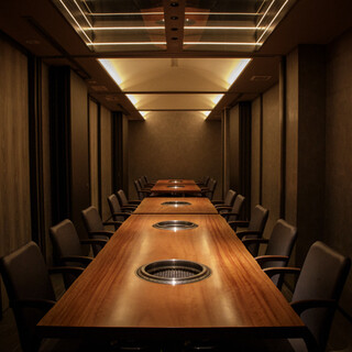 個室は最大18名様までご利用いただけます。