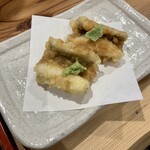 しんのすけ - 穴子天わさび正油