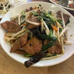 Tainan - レバニラ炒め　この時点でお腹いっぱい