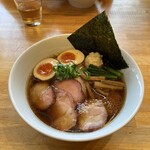 麺処 いち林 - 特製醤油そば　ストレート麺　私の注文