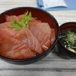 丼 万次郎 - マグロ中トロ漬け丼