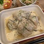 Rokabo Kafe Anzu - 週替わりランチ（白菜ロール 豆乳のクリームソース）