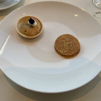 MAISON MARUNOUCHI - - 鱈子 からすみと三つ葉 - 最中　かぼす　車海老