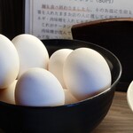 盛岡じゃじゃ麺専門店 じゃじゃおいけん - セルフ生卵(チータンタン用)